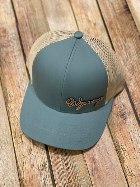 Simply Wyoming Leather Patch Hat