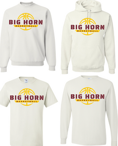 Big Horn Middle School Basketball Shirts