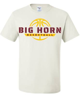 Big Horn Middle School Basketball Shirts