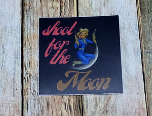 Shoot for the moon decal