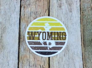 Wyoming Steamboat Gradient Decal