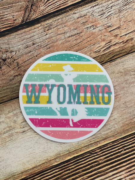 Wyoming Steamboat Gradient Decal
