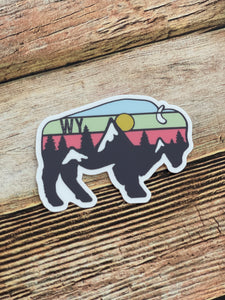 New Vintage Buffalo WY Decal