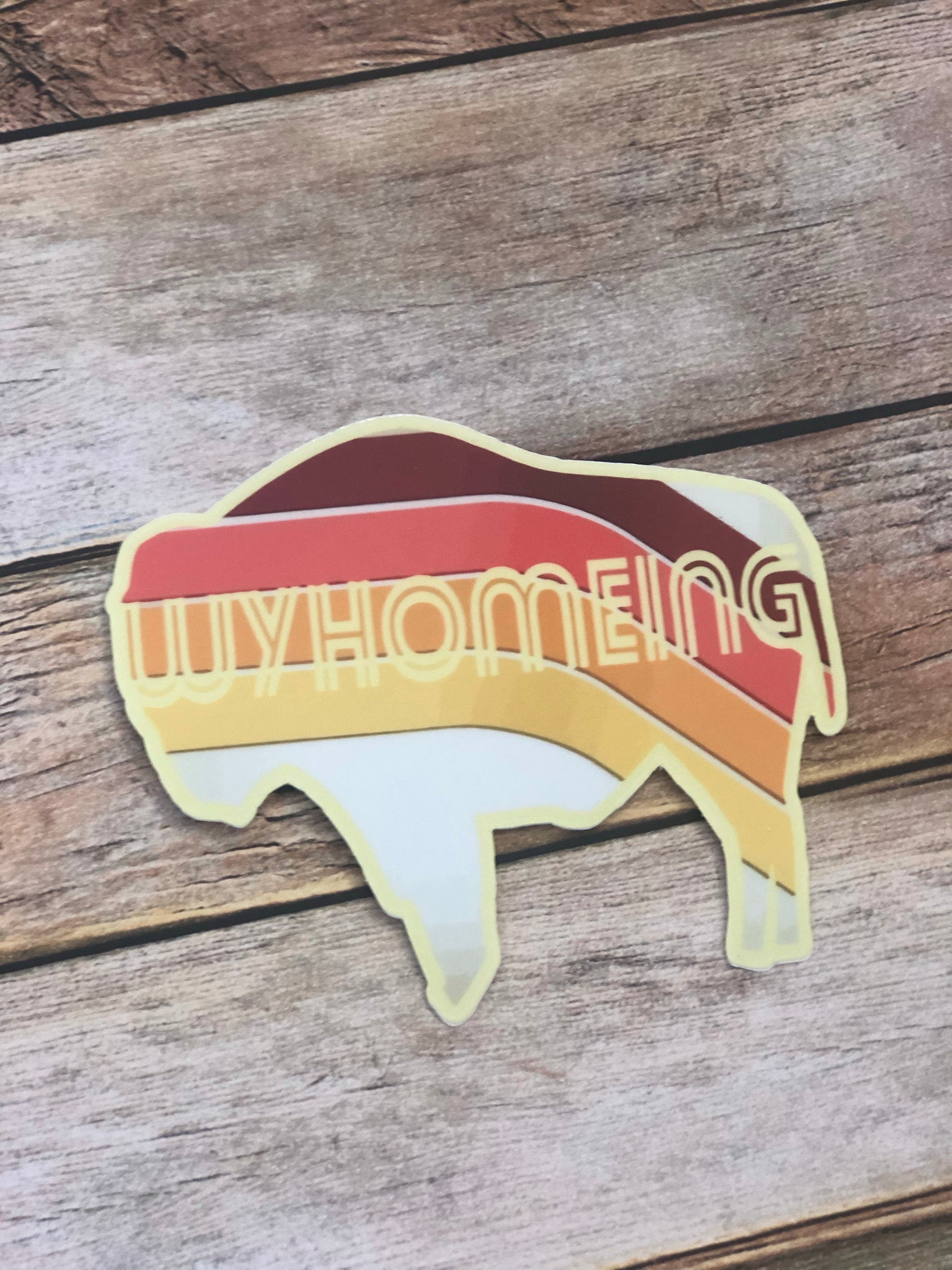 Retro WyHOMEing Decal