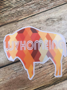 Retro WyHOMEing Decal