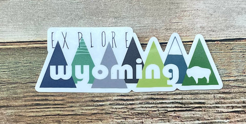 Explore Wyoming Decal